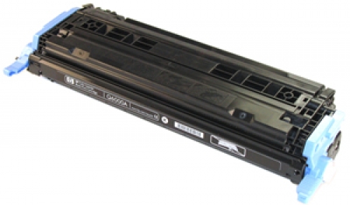 HP 124A Black Toner Cartridge (Q6000A) - Click Image to Close